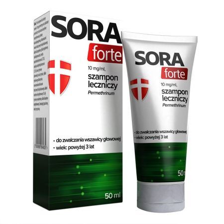 Sora Forte 10 mg/ml, szampon leczniczy, 50 ml