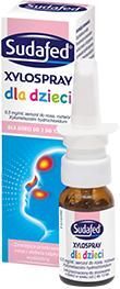 Sudafed XyloSpray dla dzieci 0,5 mg/ ml, aerozol do nosa,10ml