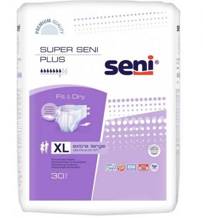 Super Seni Plus, pieluchomajtki, Extra Large, 130-170 cm, 30 sztuk