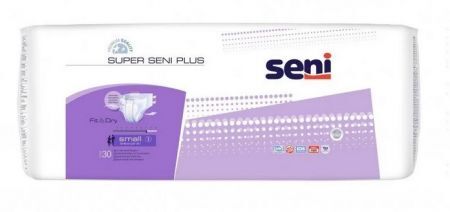 Super Seni Plus, pieluchomajtki, Small, 55-80 cm, 30 sztuk