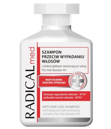 Szampon przeciw wypadaniu włosów RADICAL med, 300ml