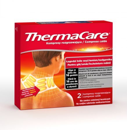 ThermaCare® kompresy rozgrzewające na szyję, ramiona, nadgarstki, 2 sztuki