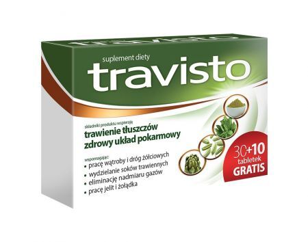 Travisto 40 tabletek (30+10 gratis)