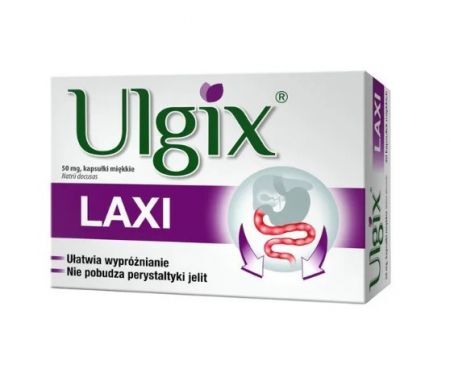 Ulgix Laxi 50 mg, 30 kapsułek miękkich