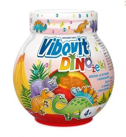 Vibovit Dino żelki, 50 sztuk