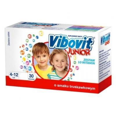 Vibovit Junior truskawkowy ,30 saszetek