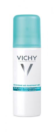 Vichy, antyperspirant w sprayu 48h, przeciw śladom na ubraniach, 125 ml