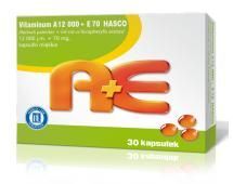 Vitaminum A 12 000 + E70 HASCO