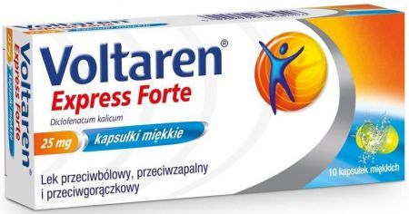 Voltaren Express Forte 25 mg, 10 kapsułek