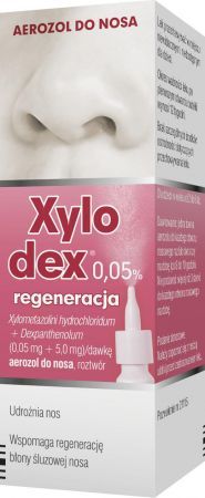Xylodex 0,05% aer.do nosa (0,05mg+5mg)/daw.