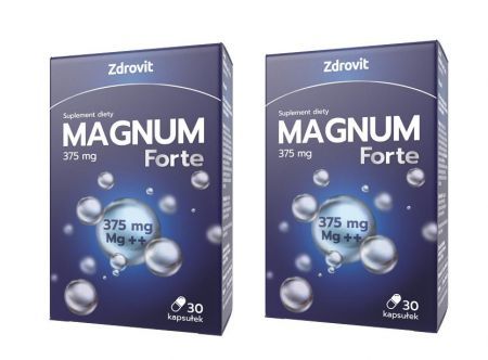 Zdrovit Magnum Forte 375 mg, 2 x 30 kapsułek